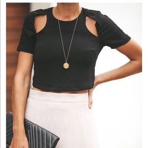 Cut out crop top